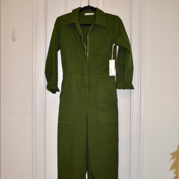 LACAUSA Pheonix Jumpsuit in Absynthe - Picture 2 of 4